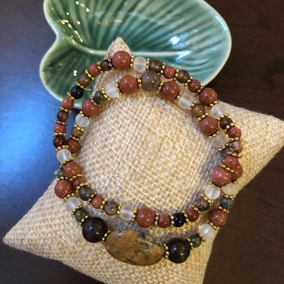 Genuine Gemstone Bracelet - Picture 2 of 6